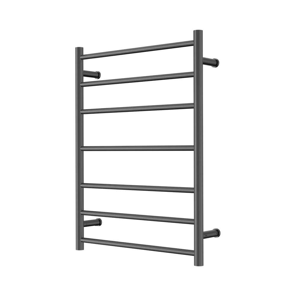 NERO MECCA 240V 7 BAR HEATED TOWEL LADDER GUN METAL