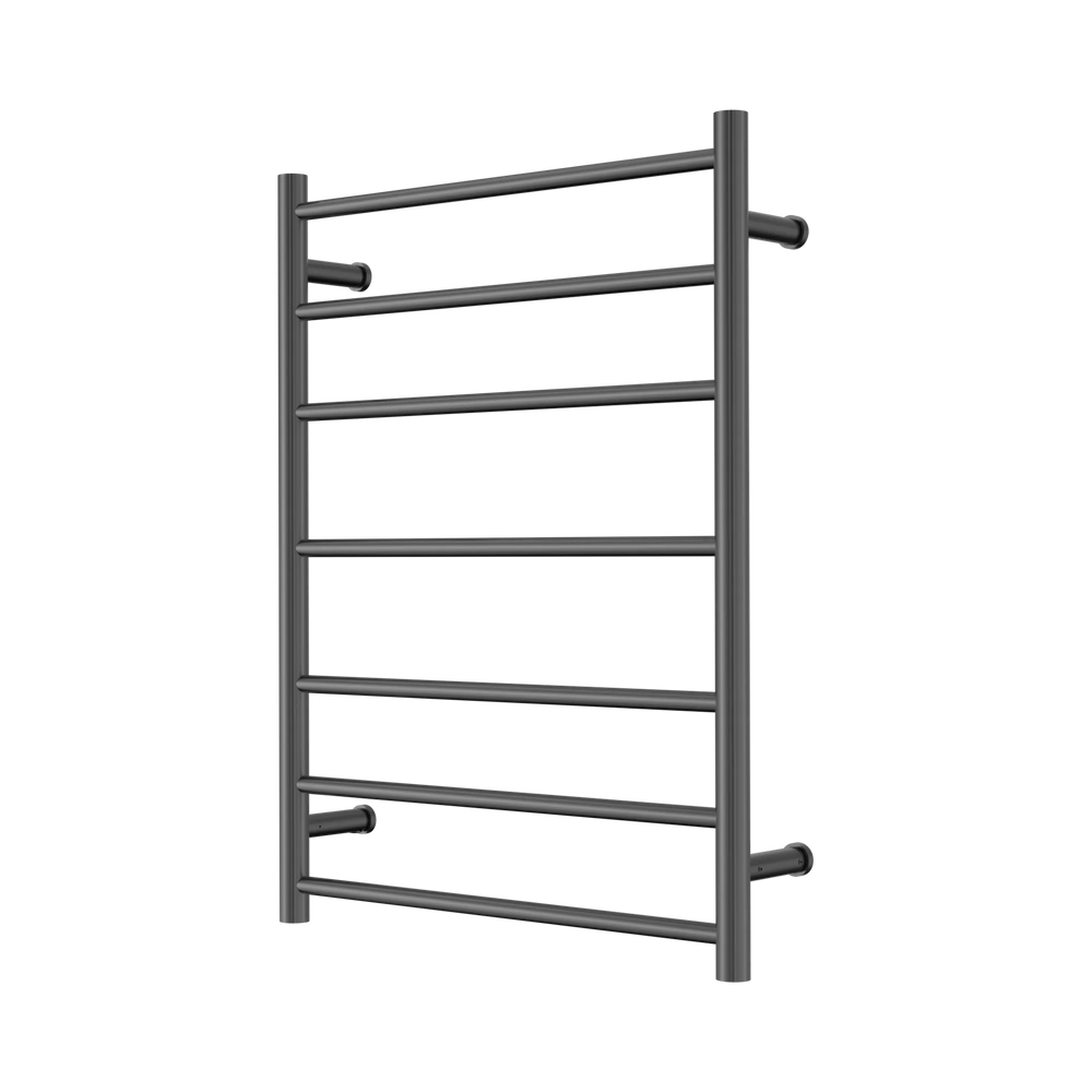 NERO MECCA 240V 7 BAR HEATED TOWEL LADDER GRAPHITE