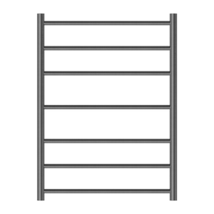 NERO MECCA NON-HEATED TOWEL LADDER GUN METAL 600MM