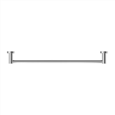 NERO MECCA SINGLE NON-HEATED TOWEL RAIL CHROME (AVAILABLE IN 600MM AND 800MM)