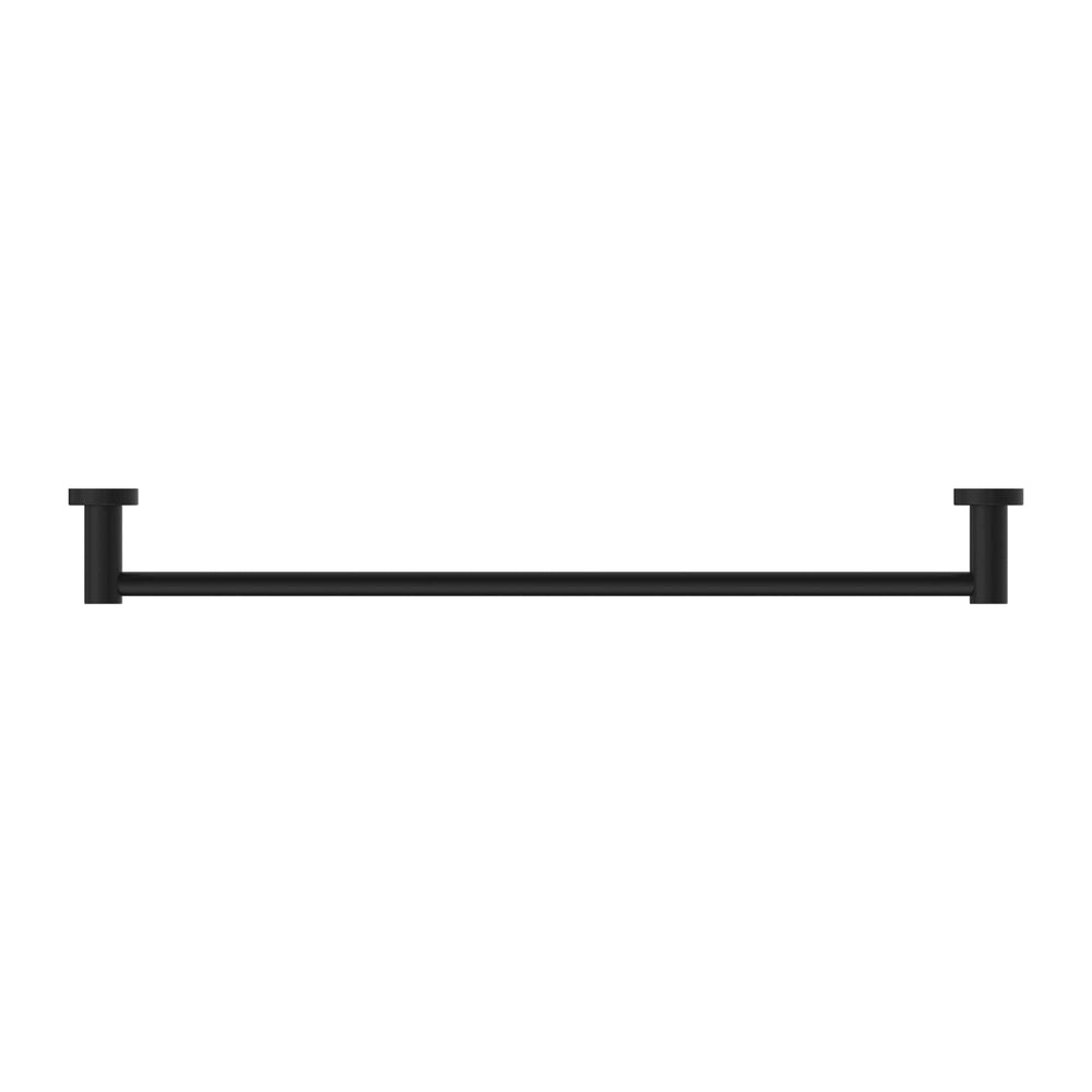 NERO MECCA SINGLE NON-HEATED TOWEL RAIL MATTE BLACK (AVAILABLE IN 600MM AND 800MM)