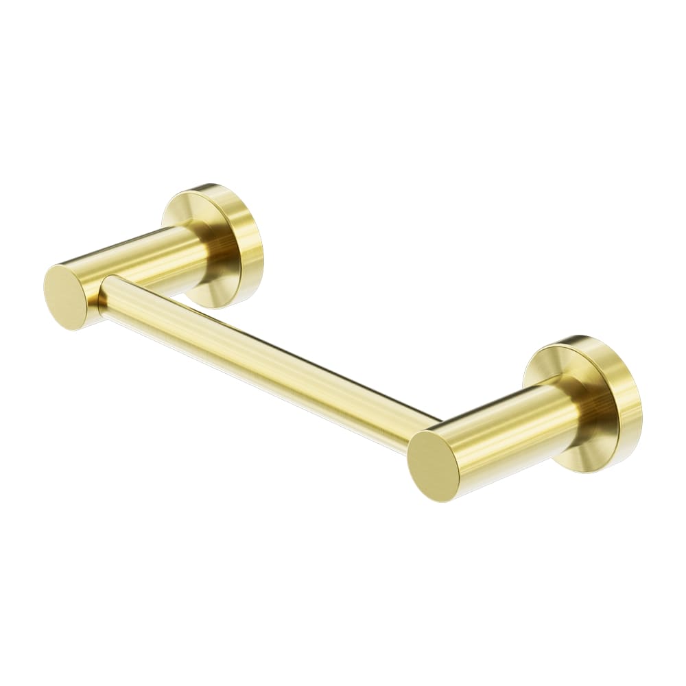 NERO MECCA NON-HEATED HAND TOWEL RAIL 230MM BRUSHED GOLD