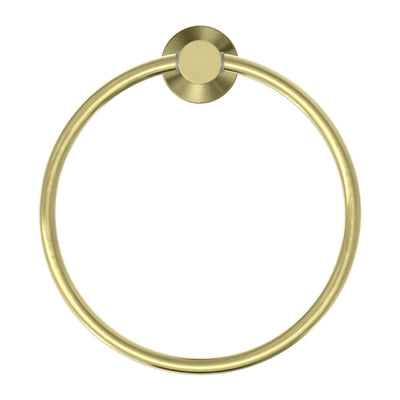 NERO MECCA HAND TOWEL RING BRUSHED GOLD