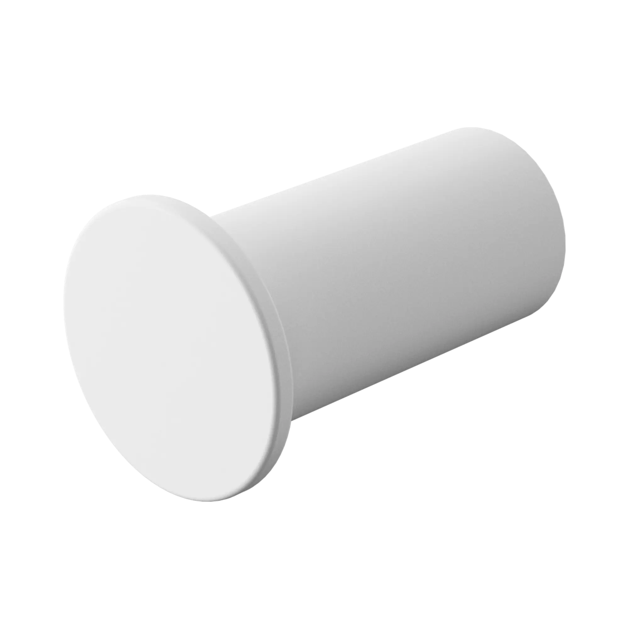 NERO MECCA ROBE HOOK SLIM MATTE WHITE