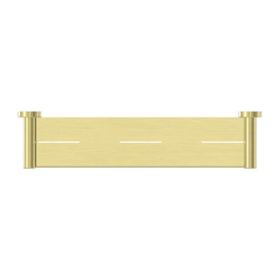 NERO MECCA METAL SHOWER SHELF BRUSHED GOLD