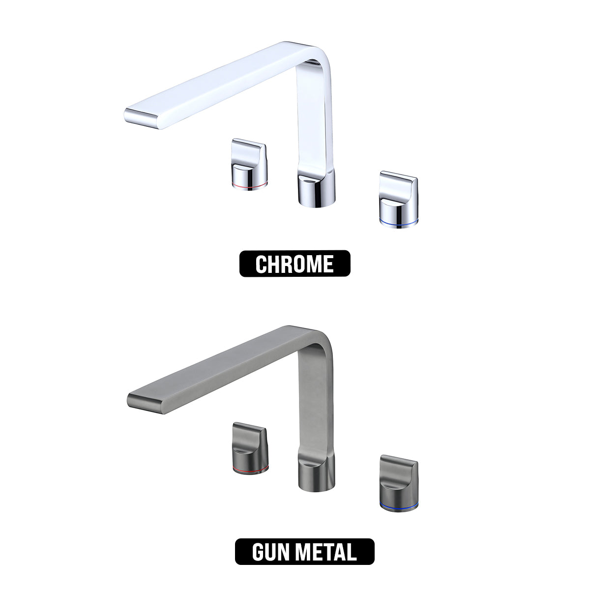 NERO PEARL KITCHEN SET 193MM GUN METAL