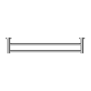 NERO CLASSIC NON-HEATED DOUBLE TOWEL RAIL CHROME (AVAILABLE IN 600MM AND 800MM)