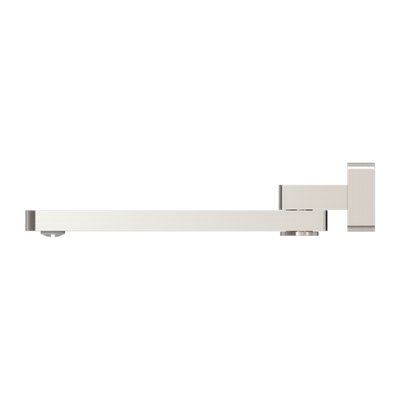 NERO CELIA SWIVEL BATH SPOUT 259MM BRUSHED NICKEL