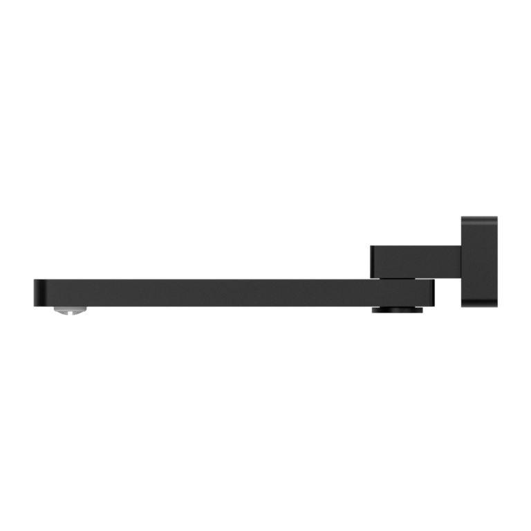 NERO CELIA SWIVEL BATH SPOUT 259MM MATTE BLACK