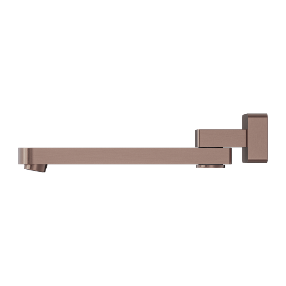 NERO BIANCA SWIVEL BATH SPOUT 253MM BRUSHED BRONZE