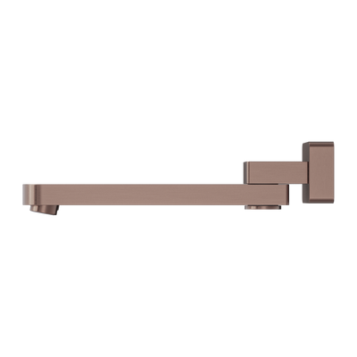NERO BIANCA SWIVEL BATH SPOUT 253MM BRUSHED BRONZE