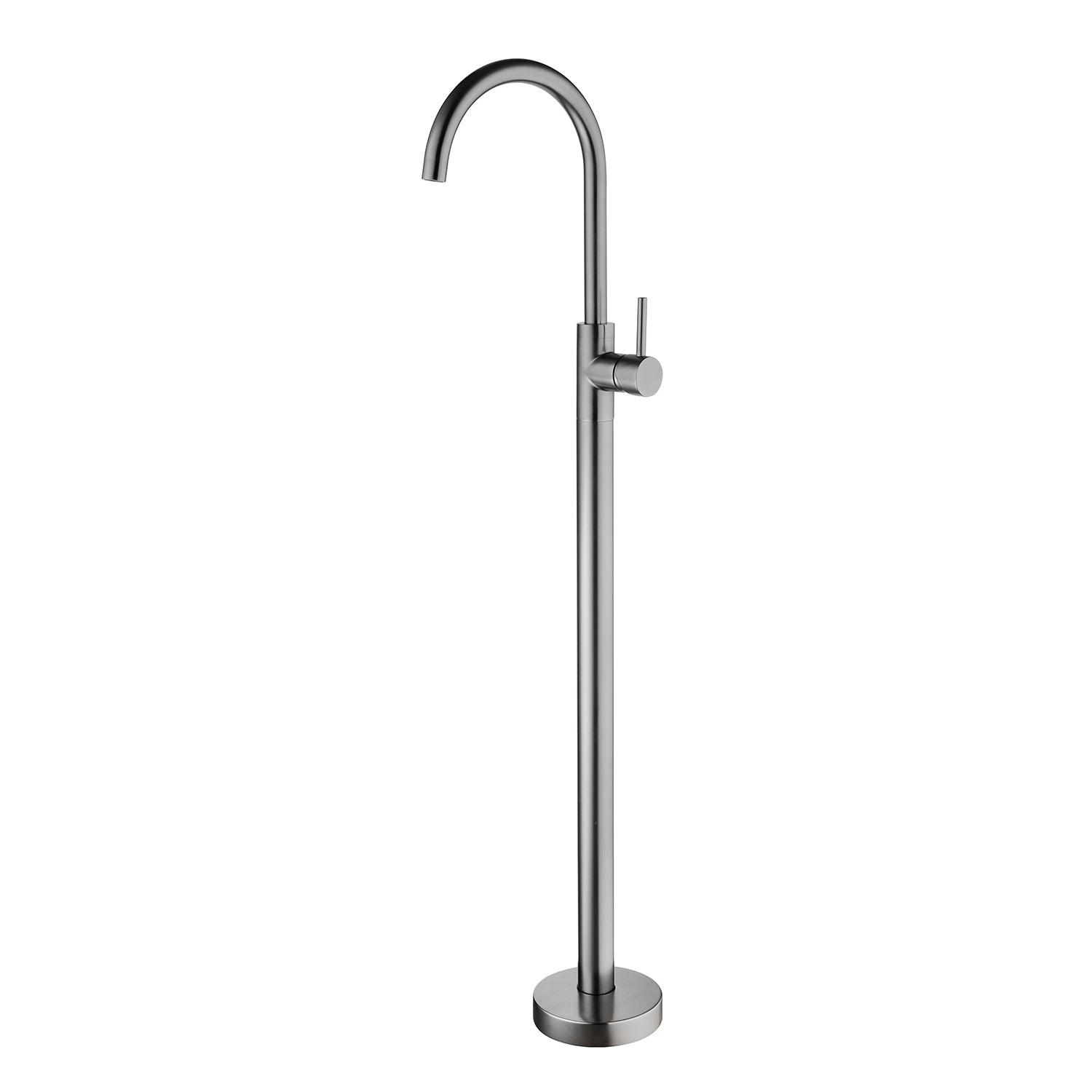 NERO MECCA FREESTANDING BATH MIXER 1075MM GRAPHITE