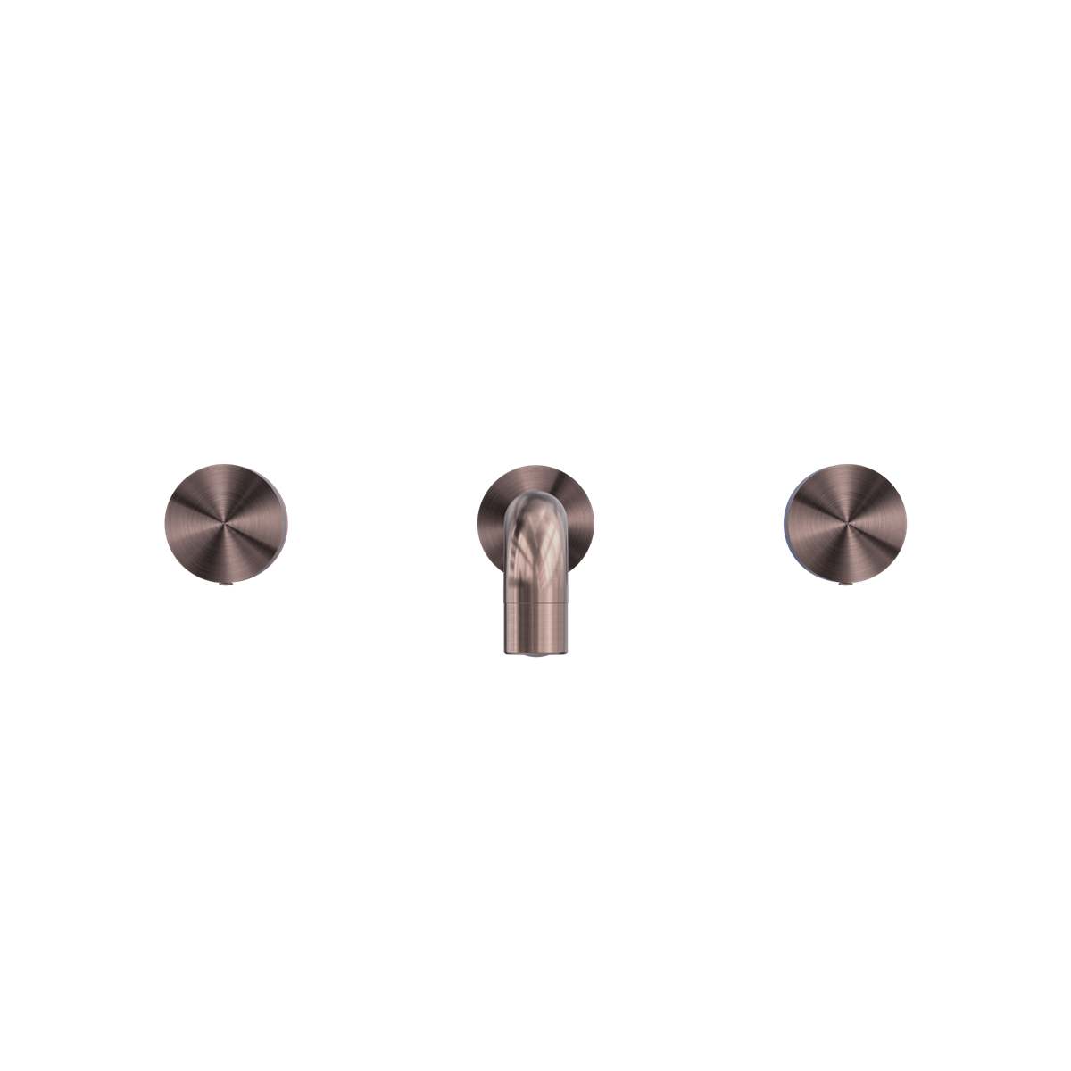 NERO KARA WALL BASIN SET BRUSHED BRONZE (AVAILABLE IN 180MM AND 217MM)