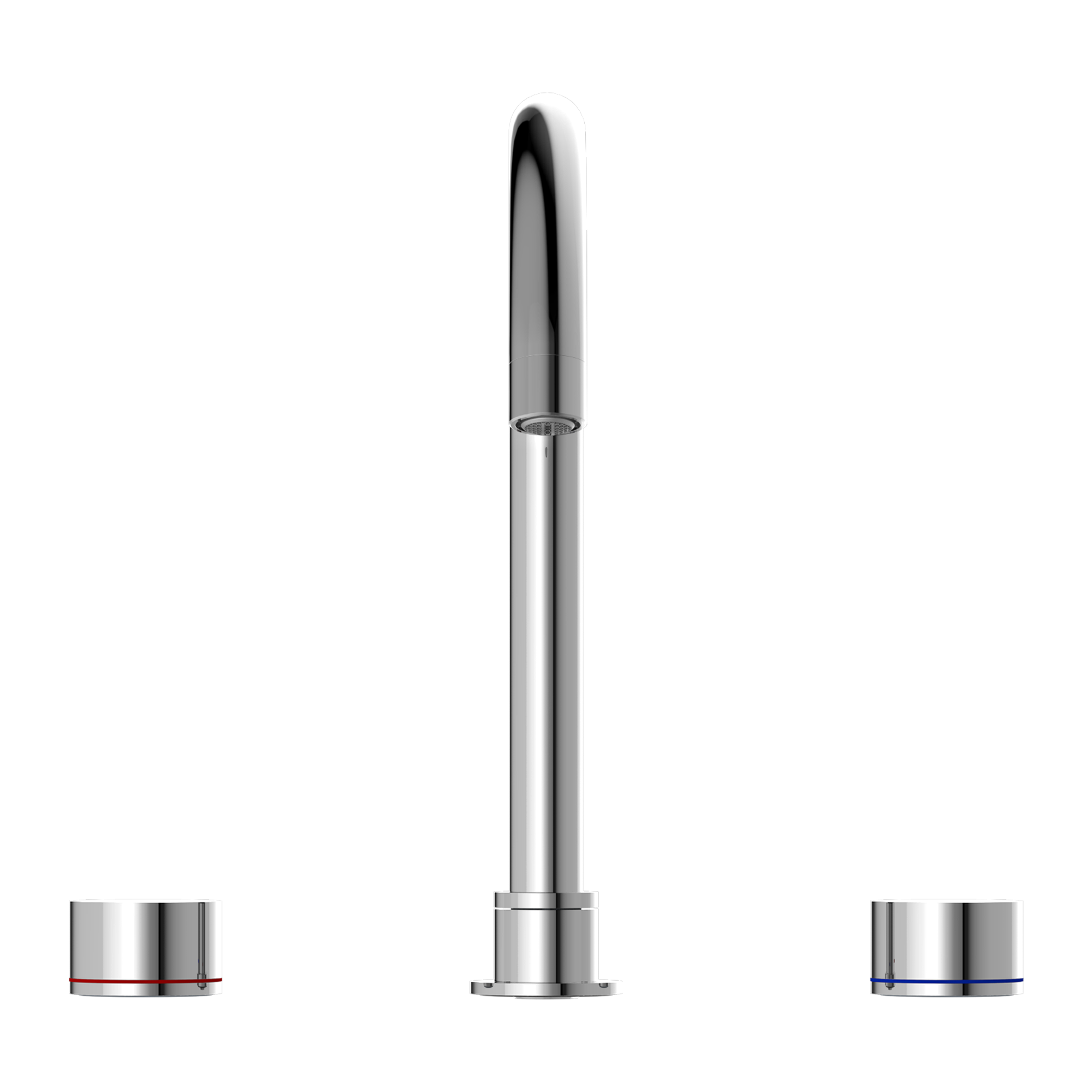 NERO KARA KITCHEN SET 287MM CHROME