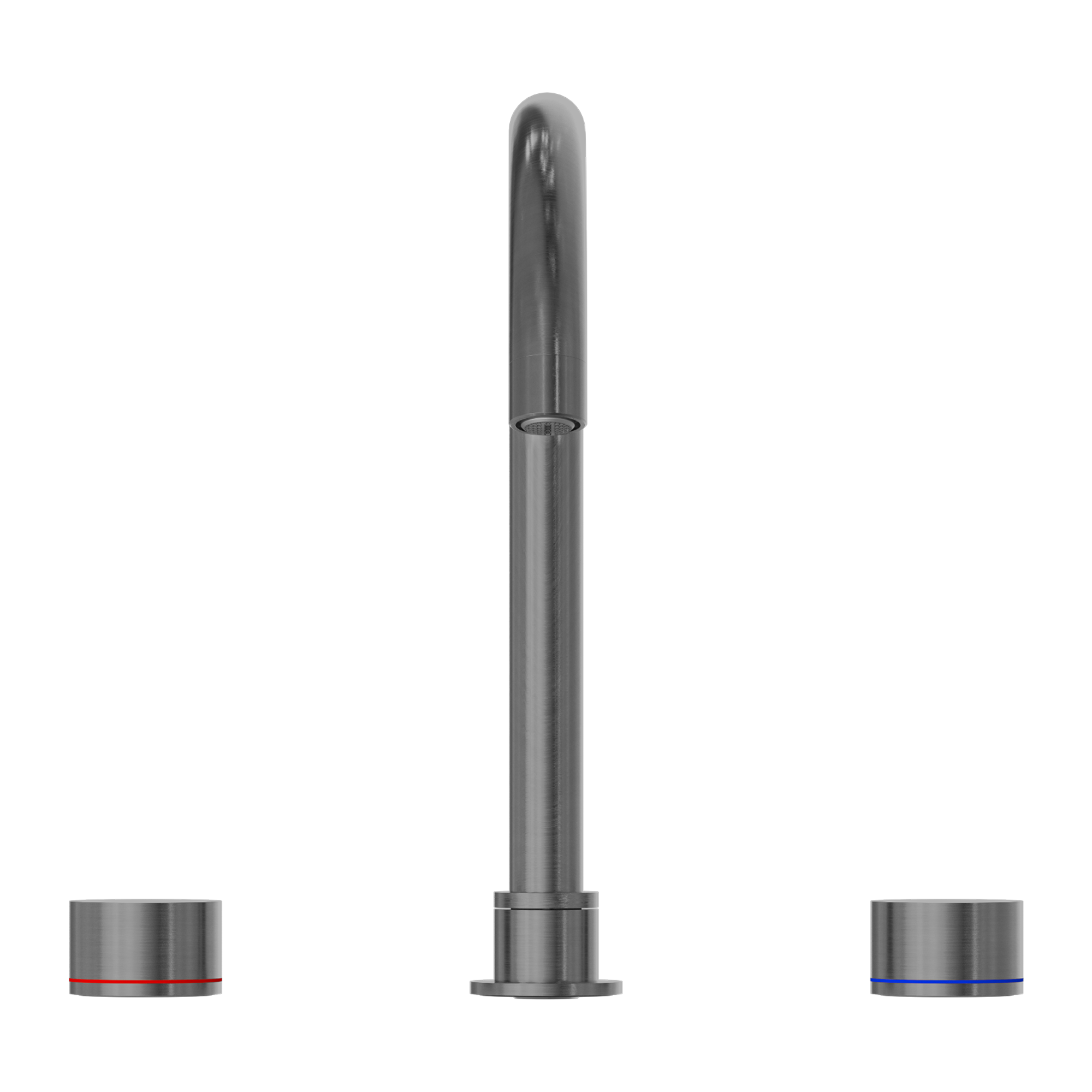 NERO KARA KITCHEN SET 287MM GUN METAL