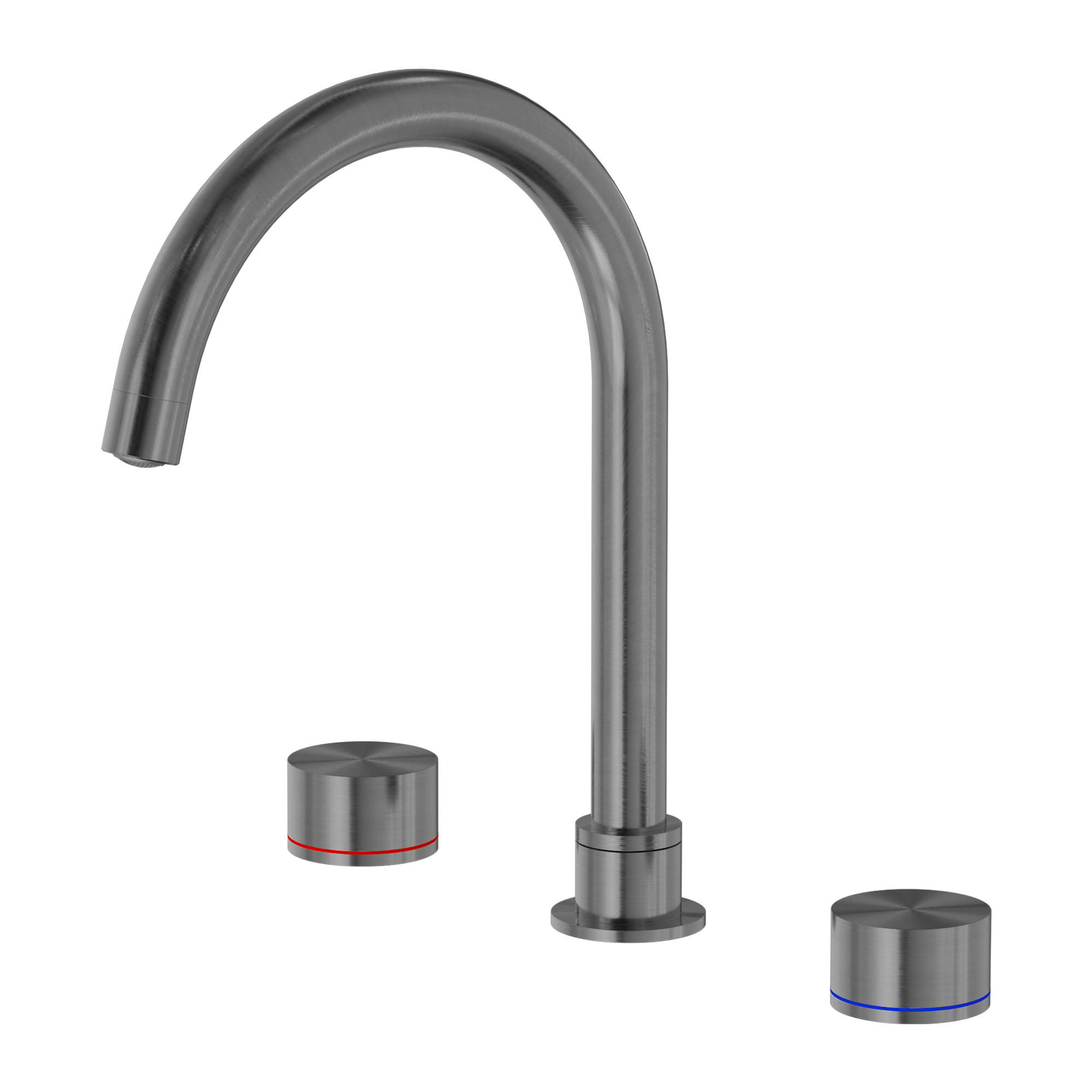 NERO KARA KITCHEN SET 287MM GUN METAL