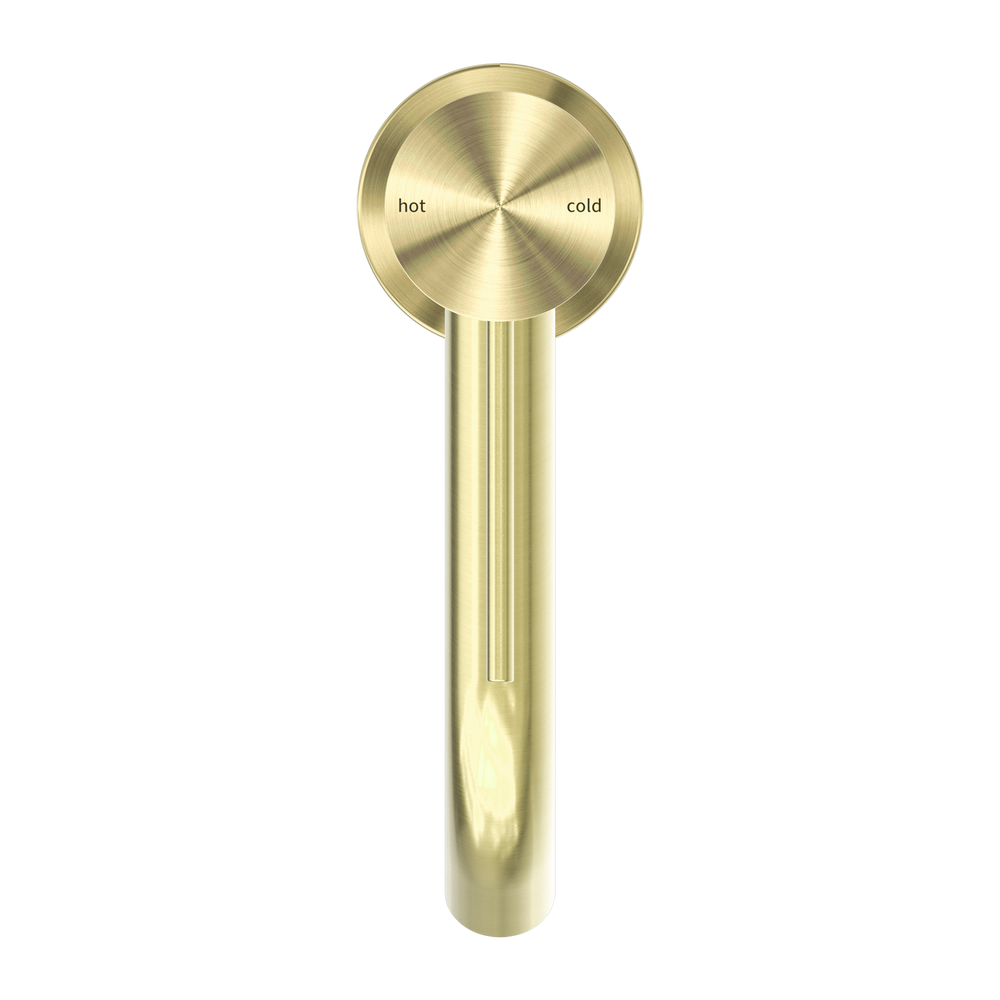 NERO MECCA BASIN MIXER BRUSHED GOLD