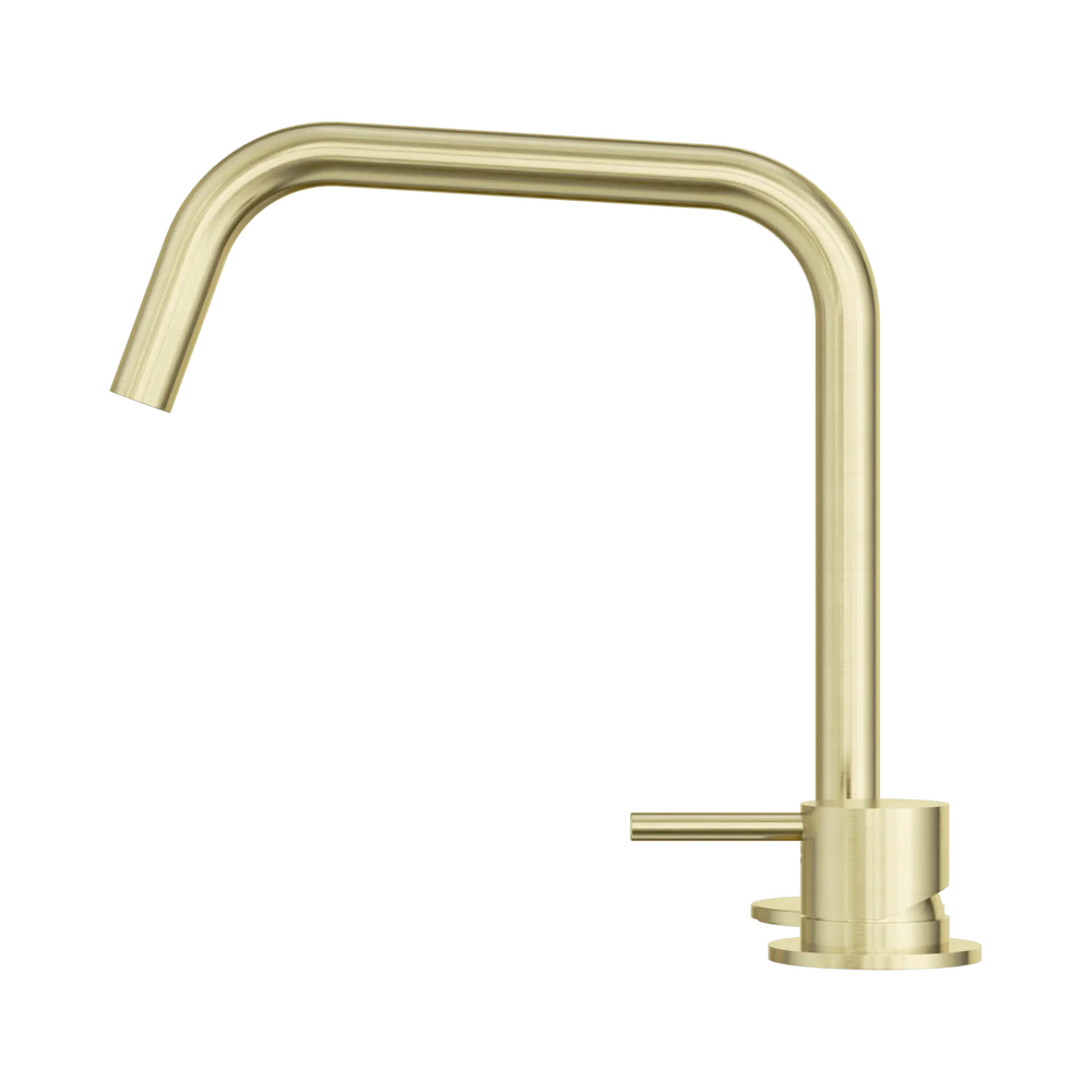 NERO MECCA HOB BATH/KITCHEN MIXER SET EDGE SPOUT II BRUSHED GOLD
