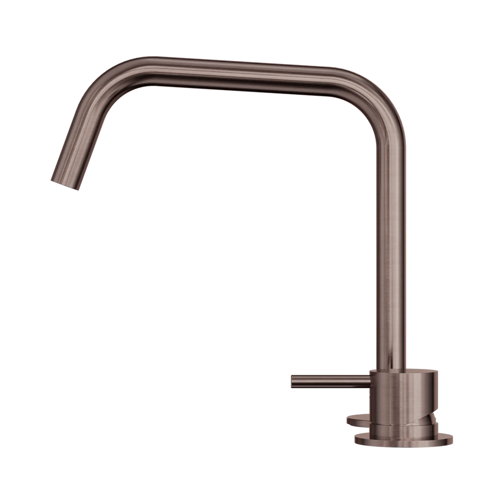 NERO MECCA HOB BATH/KITCHEN MIXER SET EDGE SPOUT II BRUSHED BRONZE