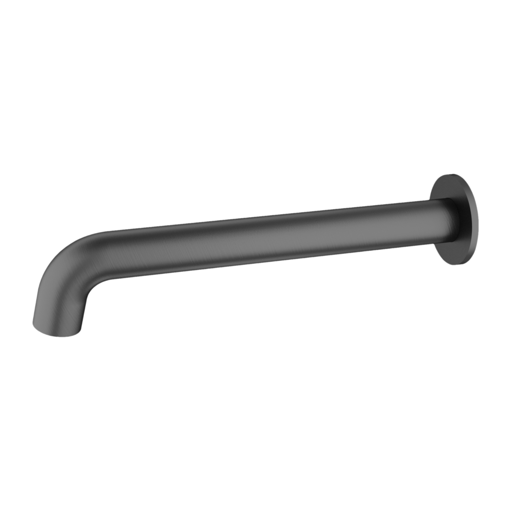 NERO MECCA BASIN/BATH SPOUT GRAPHITE (AVAILABLE IN 215MM AND 250MM)