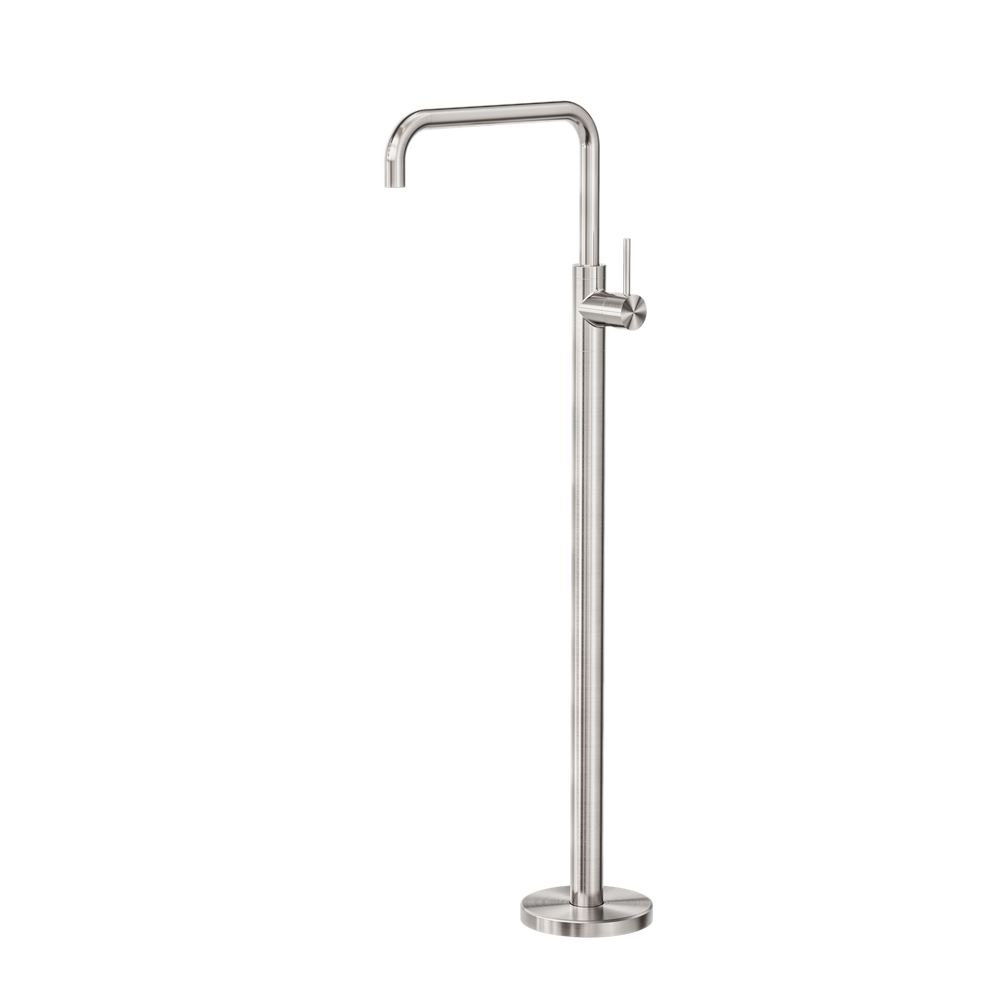 NERO MECCA FREESTANDING BATH MIXER BRUSHED NICKEL