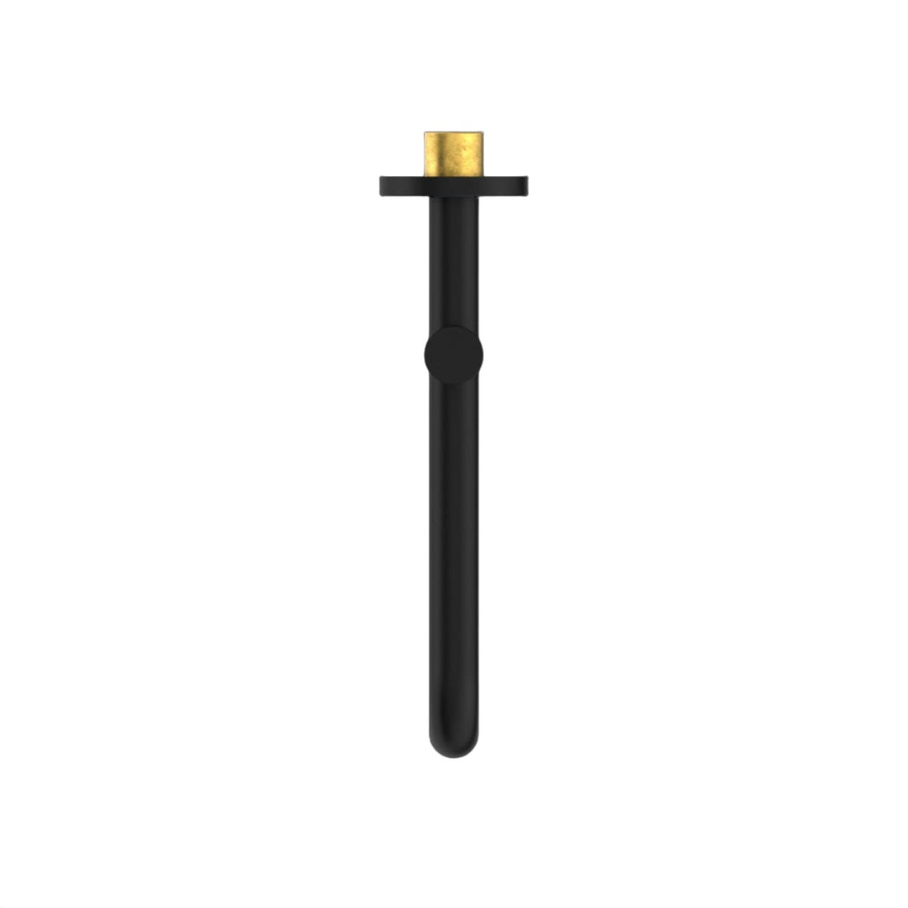 NERO MECCA WALL MOUNTED SWIVEL BASIN / BATH SPOUT MATTE BLACK