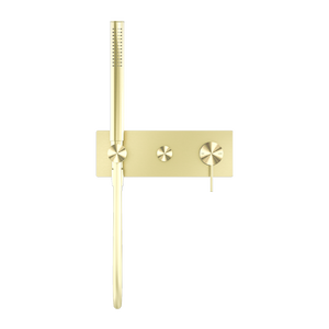 NERO MECCA SHOWER MIXER DIVERTER SYSTEM BRUSHED GOLD