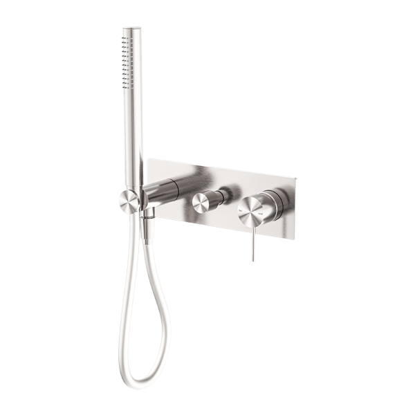 NERO MECCA SHOWER MIXER DIVERTER SYSTEM BRUSHED NICKEL