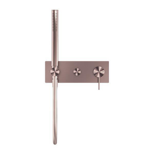 NERO MECCA SHOWER MIXER DIVERTER SYSTEM BRUSHED BRONZE