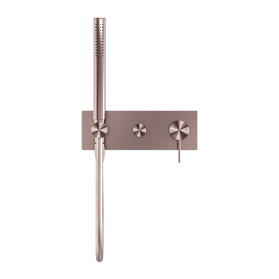 NERO MECCA SHOWER MIXER DIVERTER SYSTEM BRUSHED BRONZE