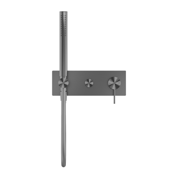 NERO MECCA SHOWER MIXER DIVERTER SYSTEM GUN METAL