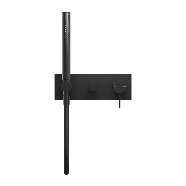 NERO MECCA SHOWER MIXER DIVERTER SYSTEM MATTE BLACK