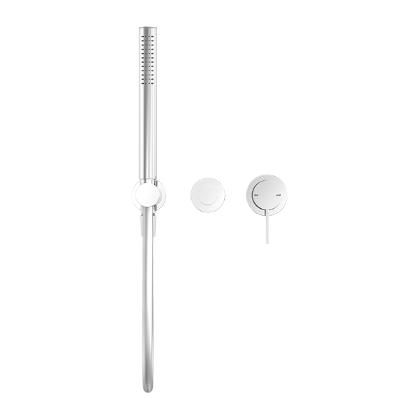 NERO MECCA SHOWER MIXER DIVERTOR SYSTEM SEPARATE BACK PLATE CHROME
