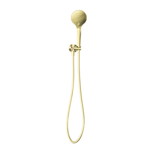 NERO MECCA SHOWER ON BRACKET WITH AIR SHOWER BRUSHED GOLD