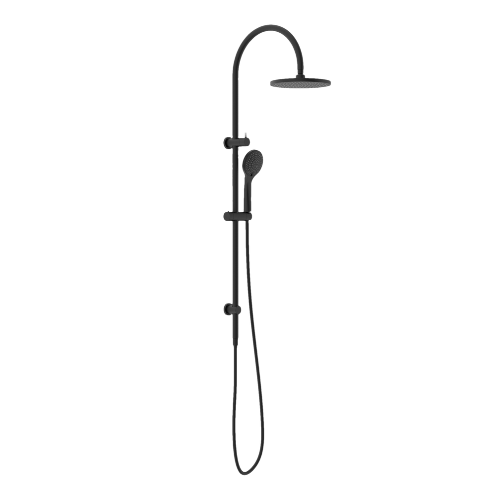 NERO MECCA TWIN SHOWER WITH AIR SHOWER MATTE BLACK