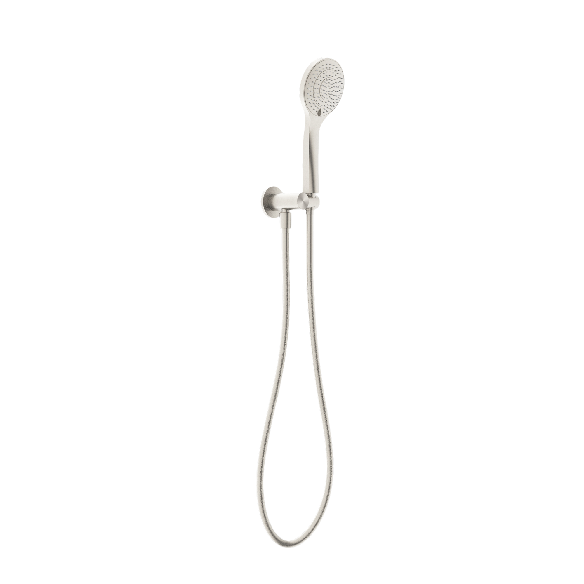 NERO MECCA SHOWER ON BRACKET WITH AIR SHOWER BRUSHED NICKEL