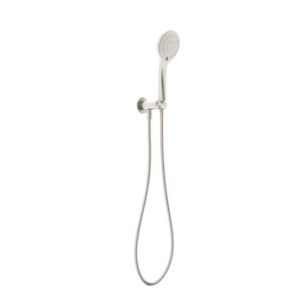 NERO MECCA SHOWER ON BRACKET WITH AIR SHOWER BRUSHED NICKEL