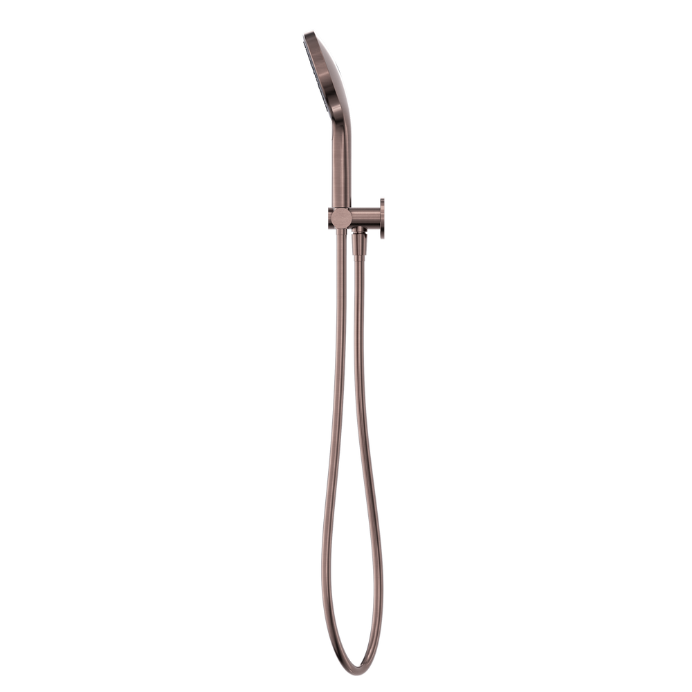 NERO MECCA SHOWER ON BRACKET WITH AIR SHOWER II BRUSHED BRONZE