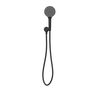 NERO MECCA SHOWER ON BRACKET WITH AIR SHOWER II MATTE BLACK