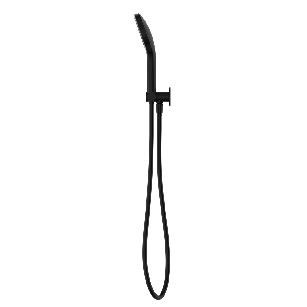 NERO MECCA SHOWER ON BRACKET WITH AIR SHOWER II MATTE BLACK