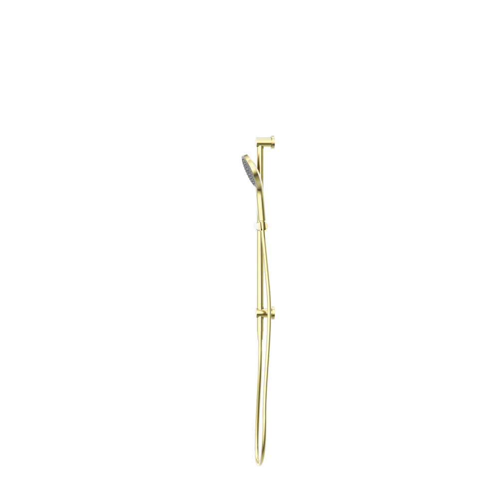 NERO MECCA SHOWER RAIL WITH AIR SHOWER II BRUSHED GOLD
