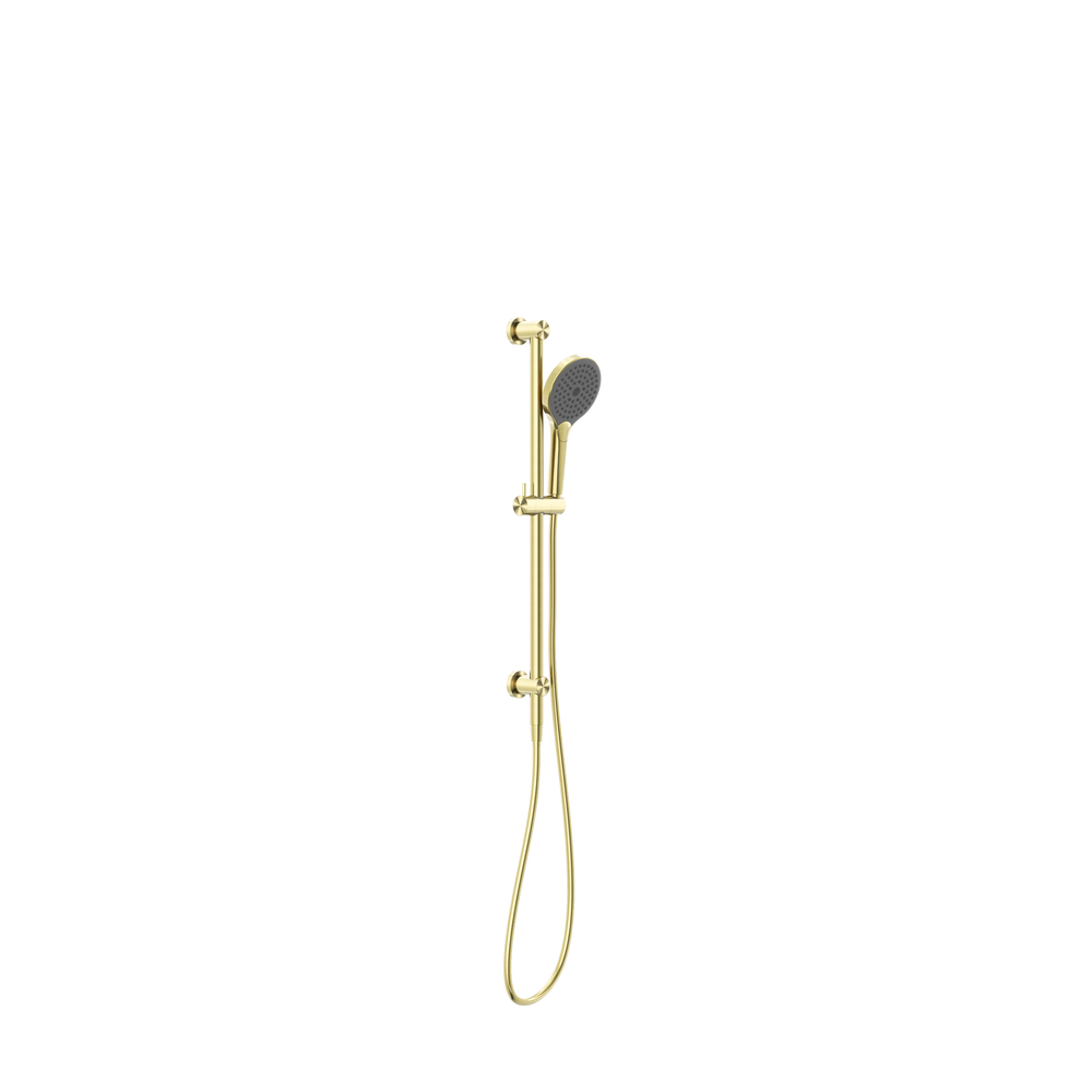 NERO MECCA SHOWER RAIL WITH AIR SHOWER II BRUSHED GOLD