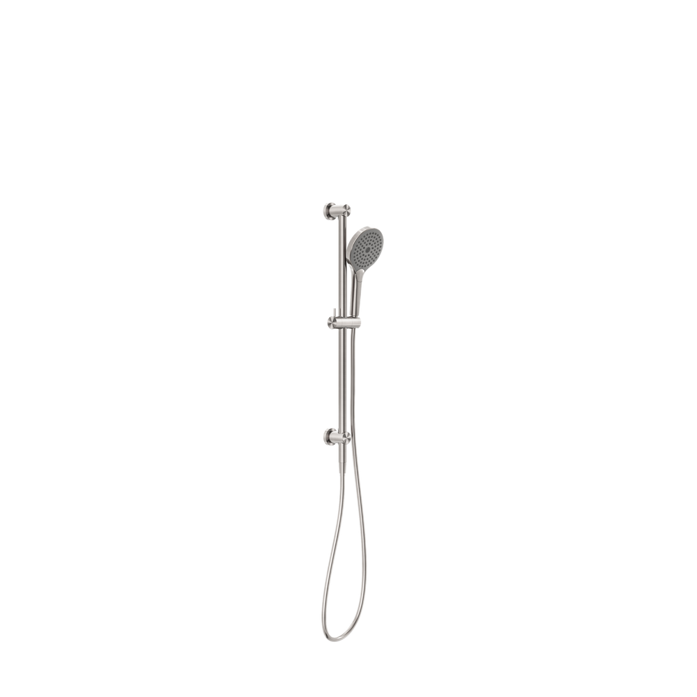 NERO MECCA SHOWER RAIL WITH AIR SHOWER II BRUSHED NICKEL