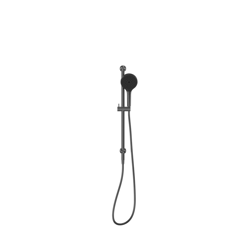 NERO MECCA SHOWER RAIL WITH AIR SHOWER II GUN METAL