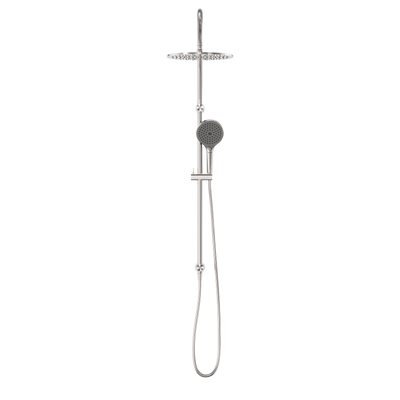 NERO MECCA TWIN SHOWER WITH AIR SHOWER II BRUSHED NICKEL