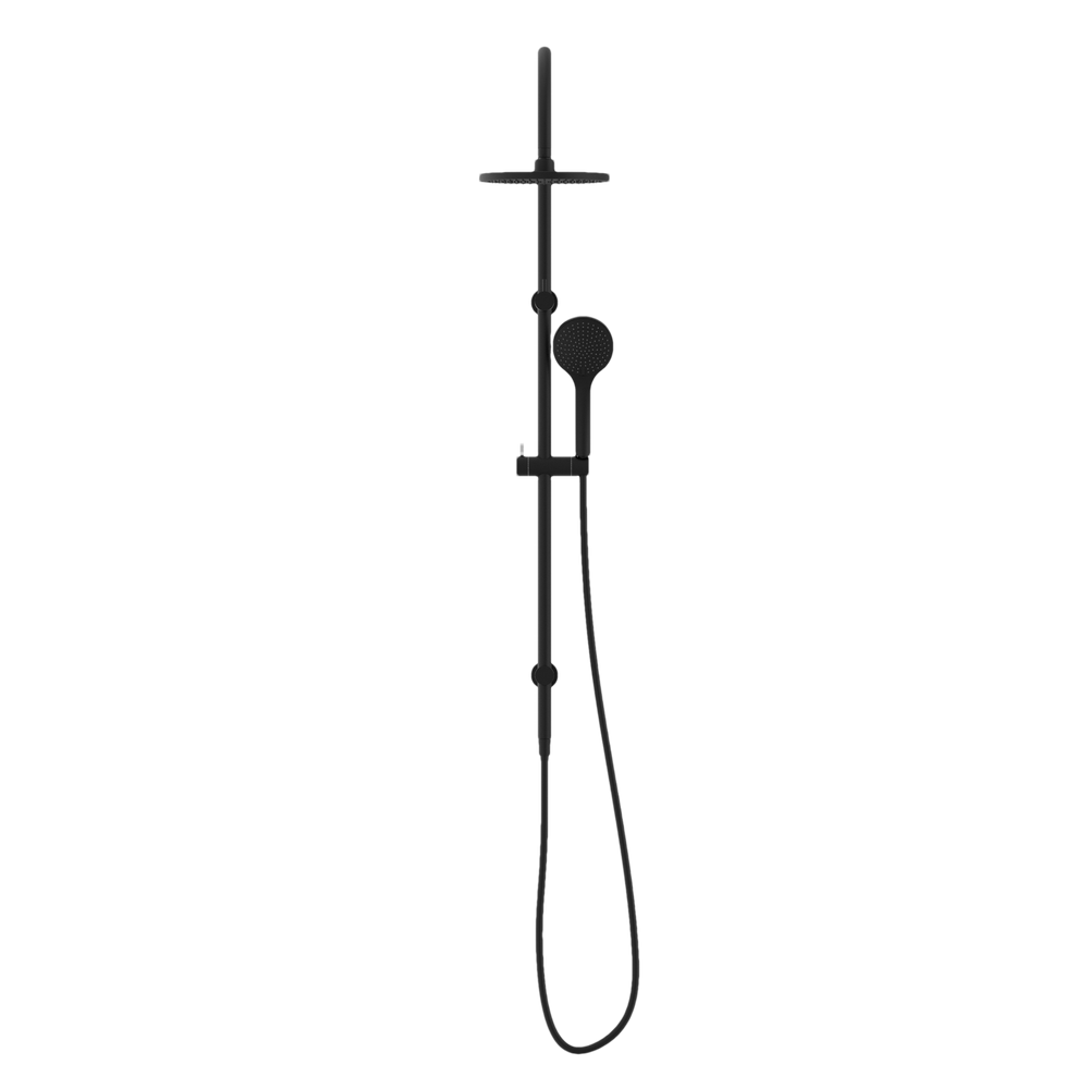 NERO MECCA TWIN SHOWER WITH AIR SHOWER MATTE BLACK