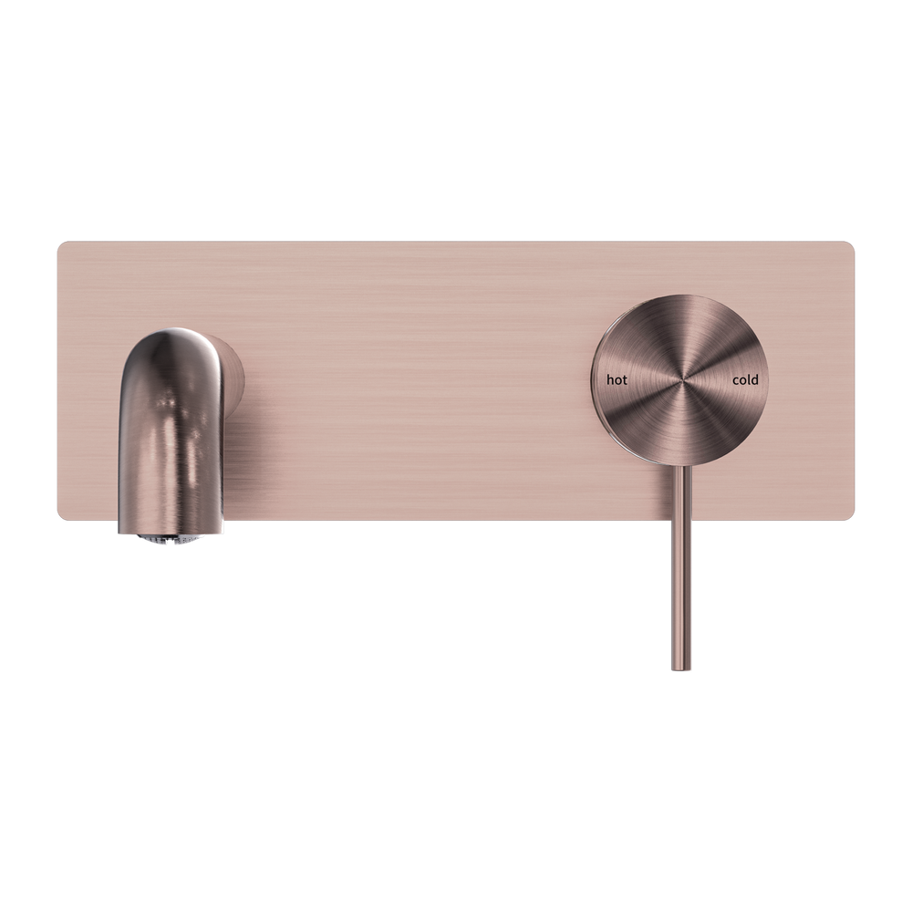 NERO MECCA WALL BASIN/ BATH MIXER BRUSHED BRONZE (AVAILABLE IN 120MM,160MM,185MM, 230MM AND 260MM)