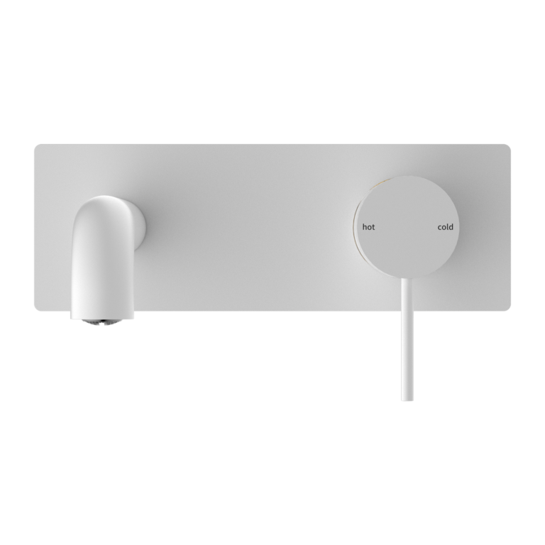 NERO MECCA WALL BASIN/BATH MIXER MATTE WHITE (AVAILABLE IN 160MM | 185MM | 230MM)