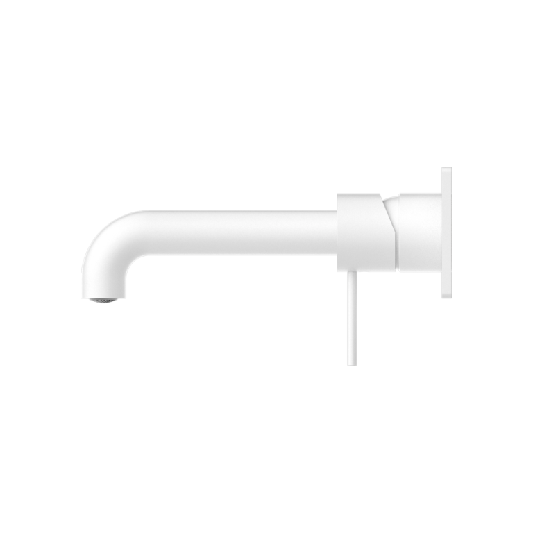NERO MECCA WALL BASIN/BATH MIXER MATTE WHITE (AVAILABLE IN 160MM | 185MM | 230MM)