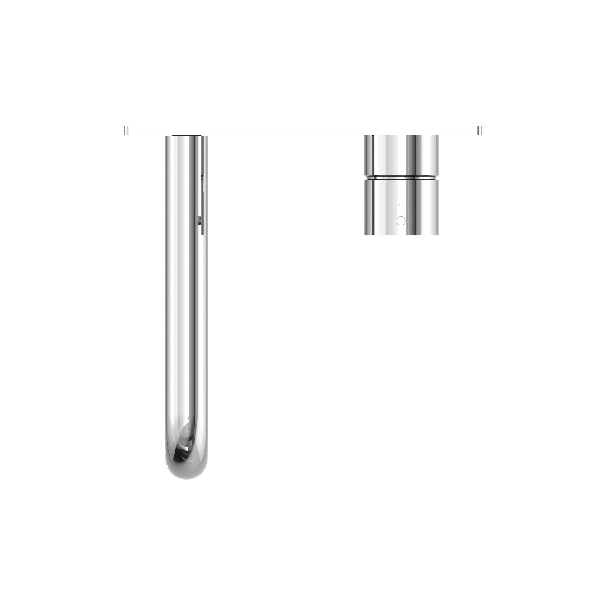 NERO MECCA WALL BASIN/BATH MIXER HANDLE UP CHROME (AVAILABLE IN 120MM,160MM,185MM, 230MM AND 260MM)